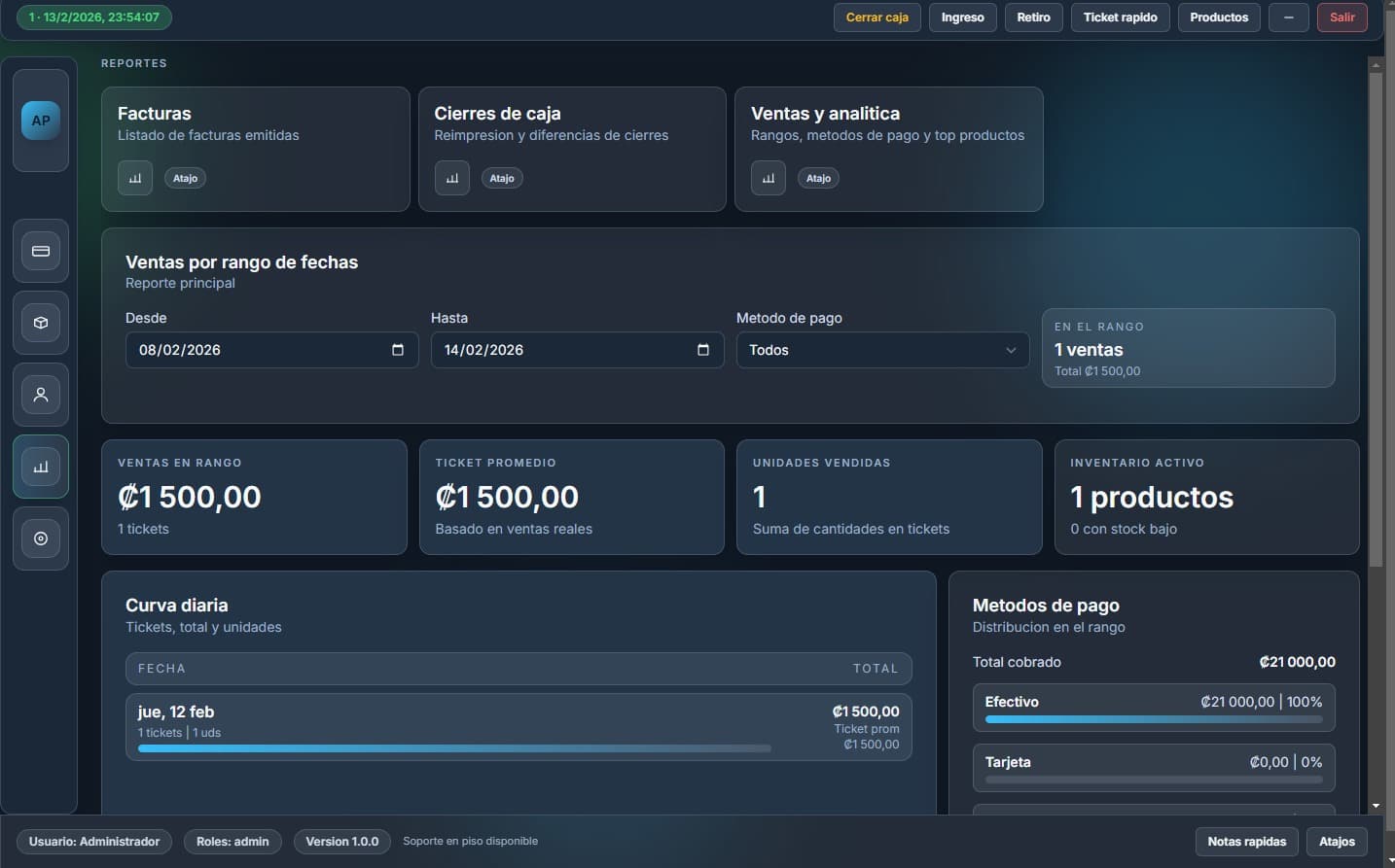 Vista adicional de Asystec POS